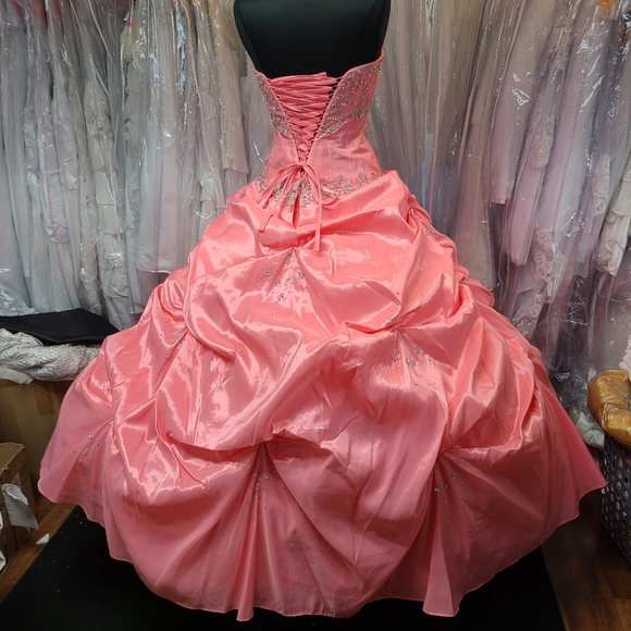 Blessed Gathered Gown Pink